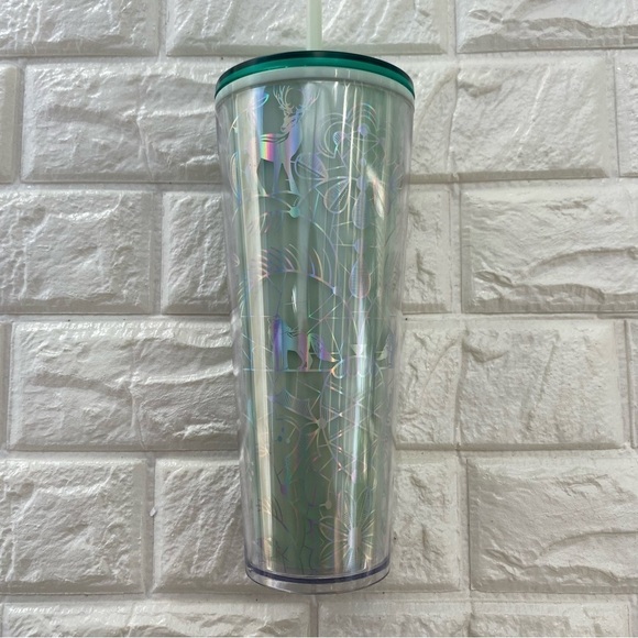 Starbucks 2022 Holiday Winter Woodland Color Changing Tumbler in Mint - Picture 1 of 5